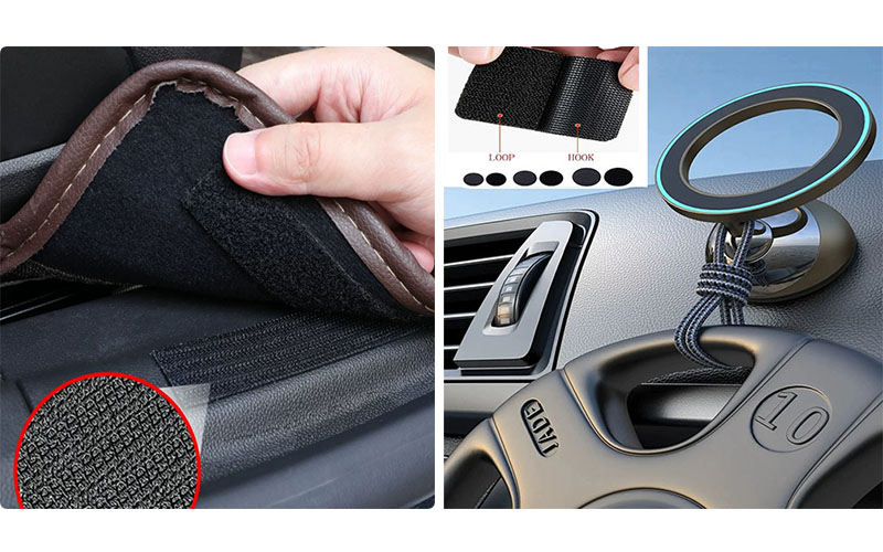 Automatické rohože a potahy s háčky a smyčkami Automobily