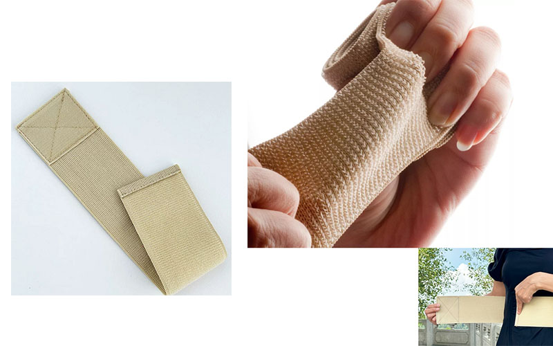 elastické ramenní pásy s hákem a smyčkou