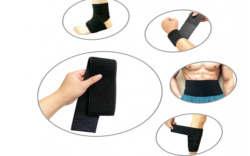 elastický závěsový kroužek na nohu z velcro